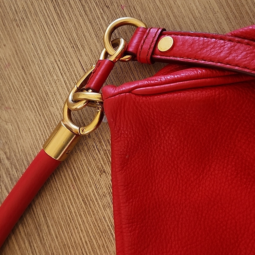 Marc Jacobs Red Leather Shoulder Bag - Picture 5 of 7